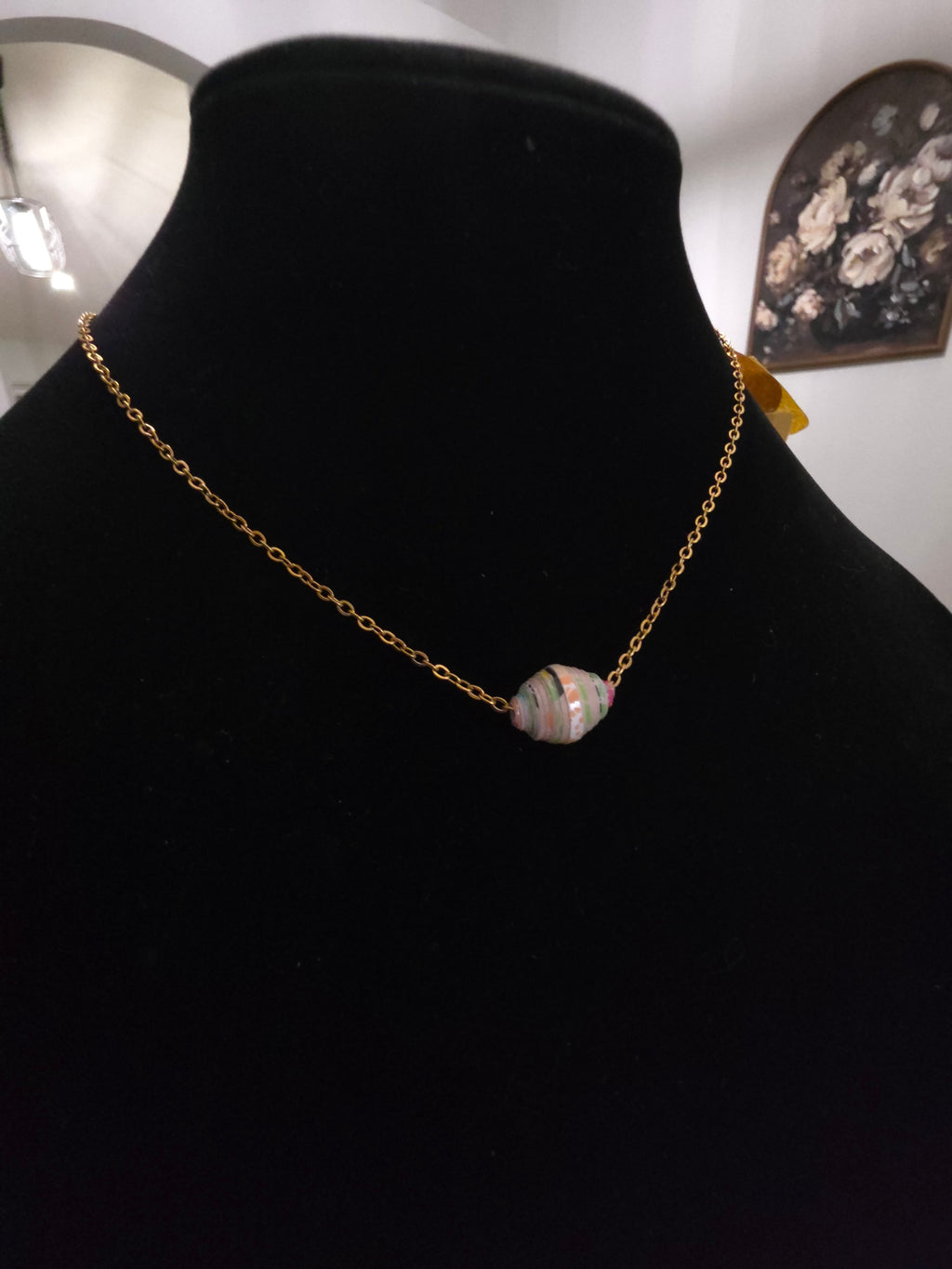 Acuarela de Papel – Recycled Paper Necklace