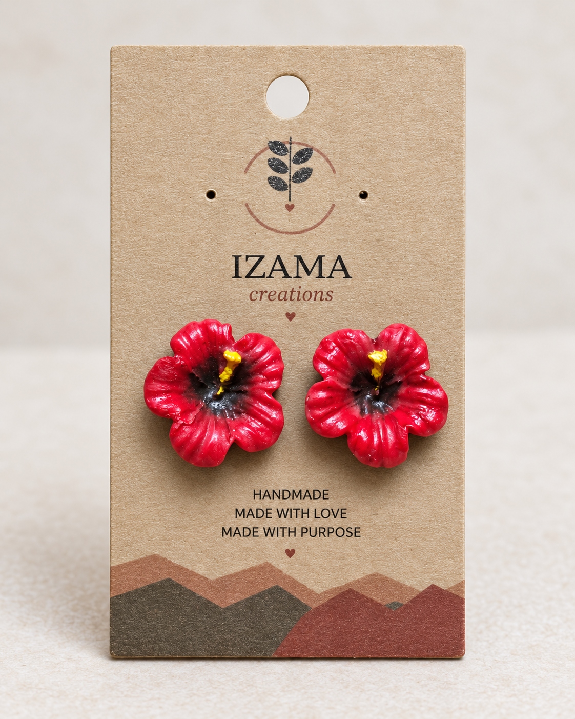 Flor de Maga Stud Earrings