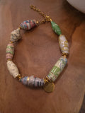 Historias enlazadas- Recycled paper bracelet