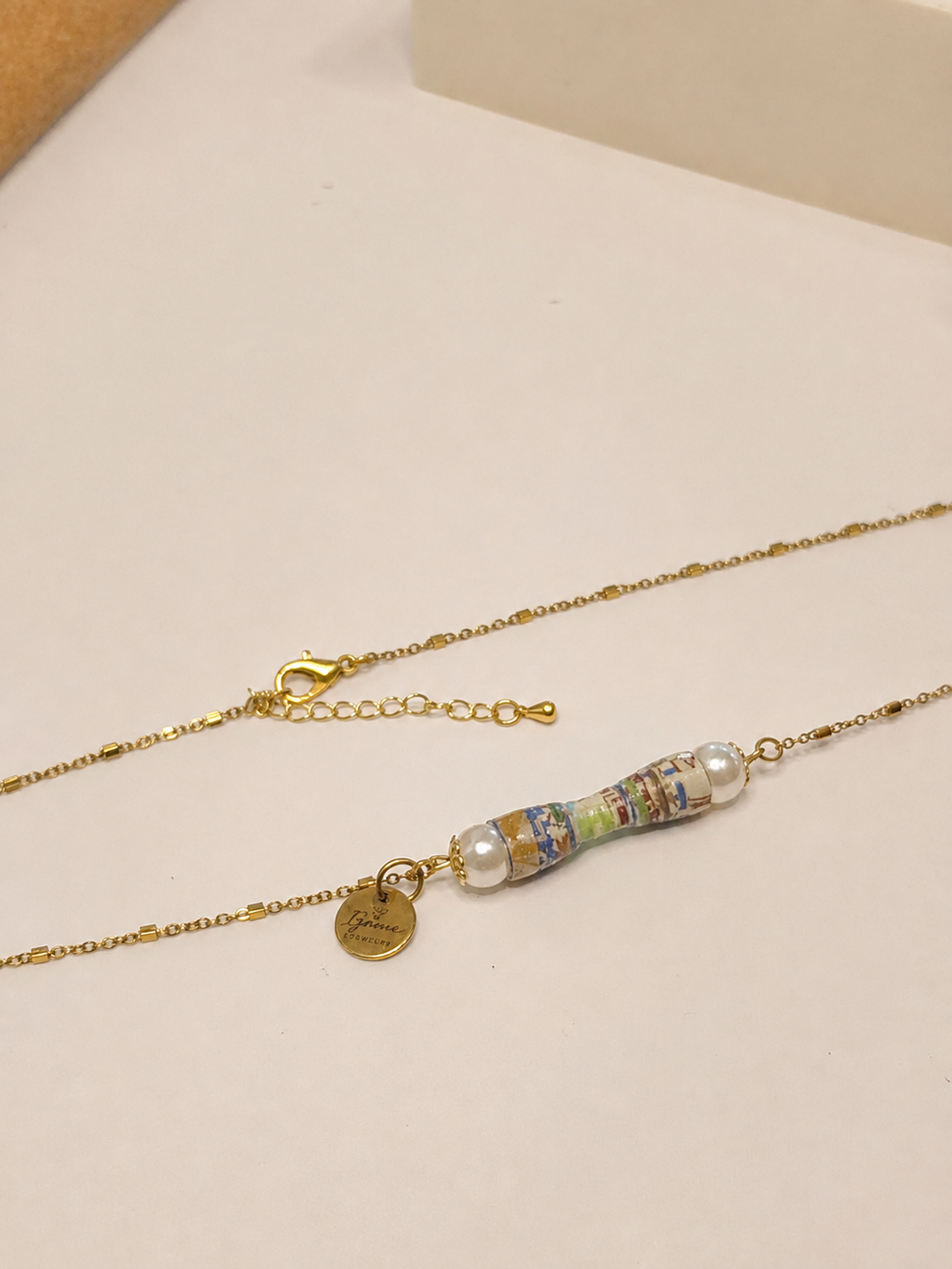 Chinchorreo Boricua — Paper Bead Necklace & Earring Set