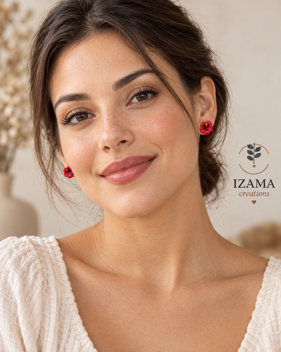 Flor de Maga Stud Earrings