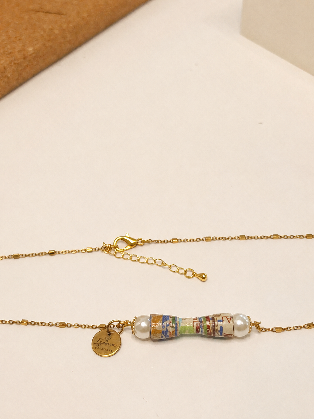 Chinchorreo Boricua — Paper Bead Necklace & Earring Set
