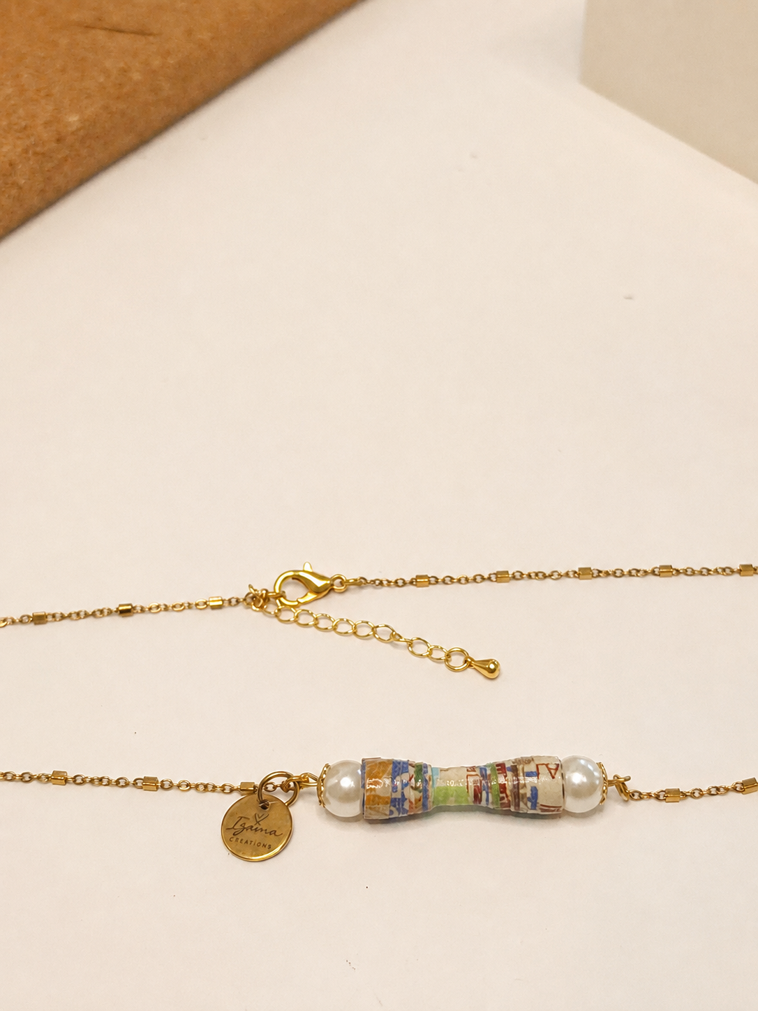 Chinchorreo Boricua — Paper Bead Necklace & Earring Set