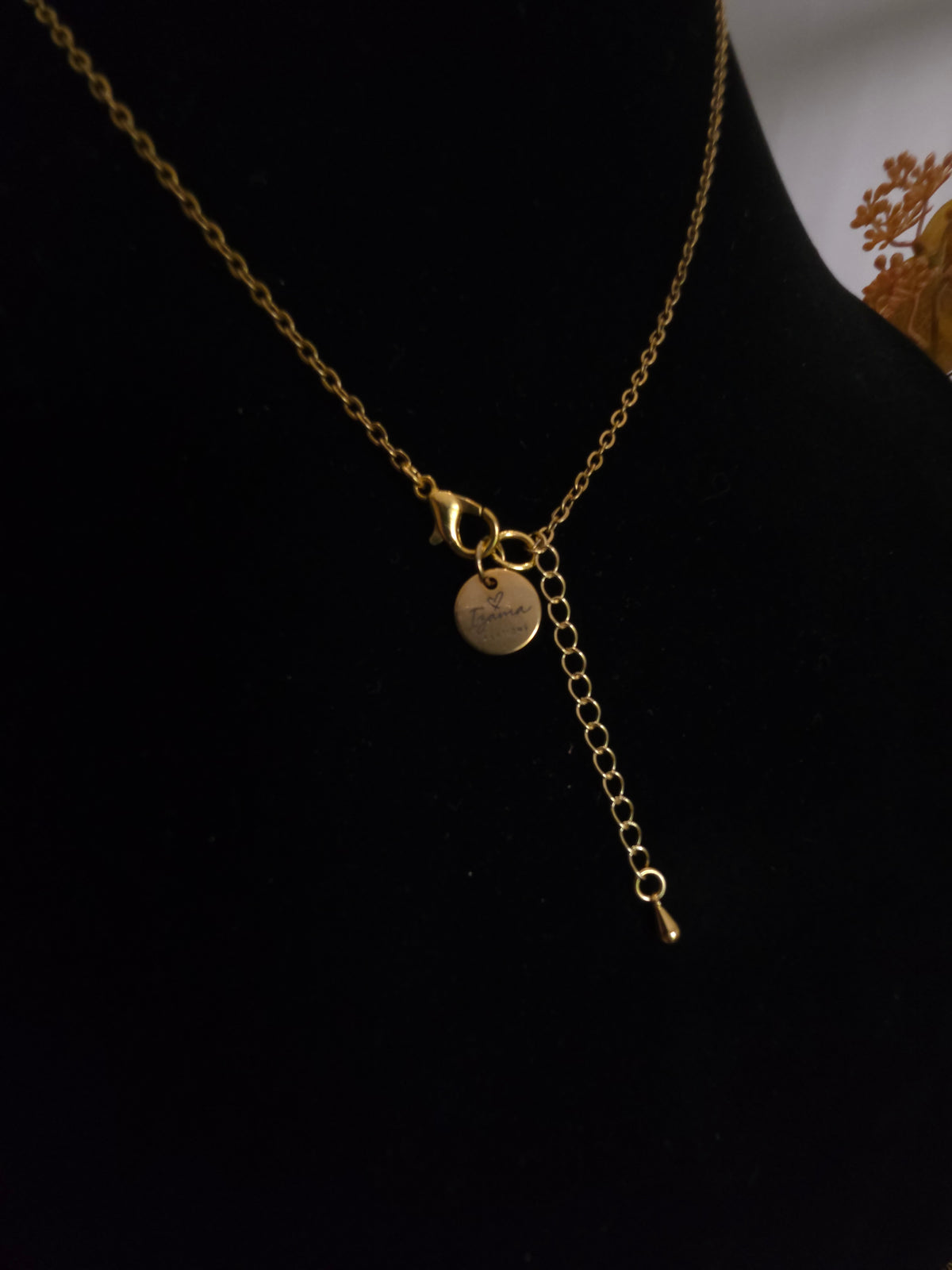 Constelación de papel- recycled paper charm Necklace