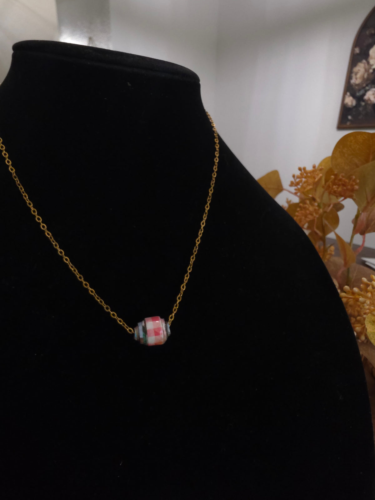 Picnic en el Campo- Recycled  Paper Necklace