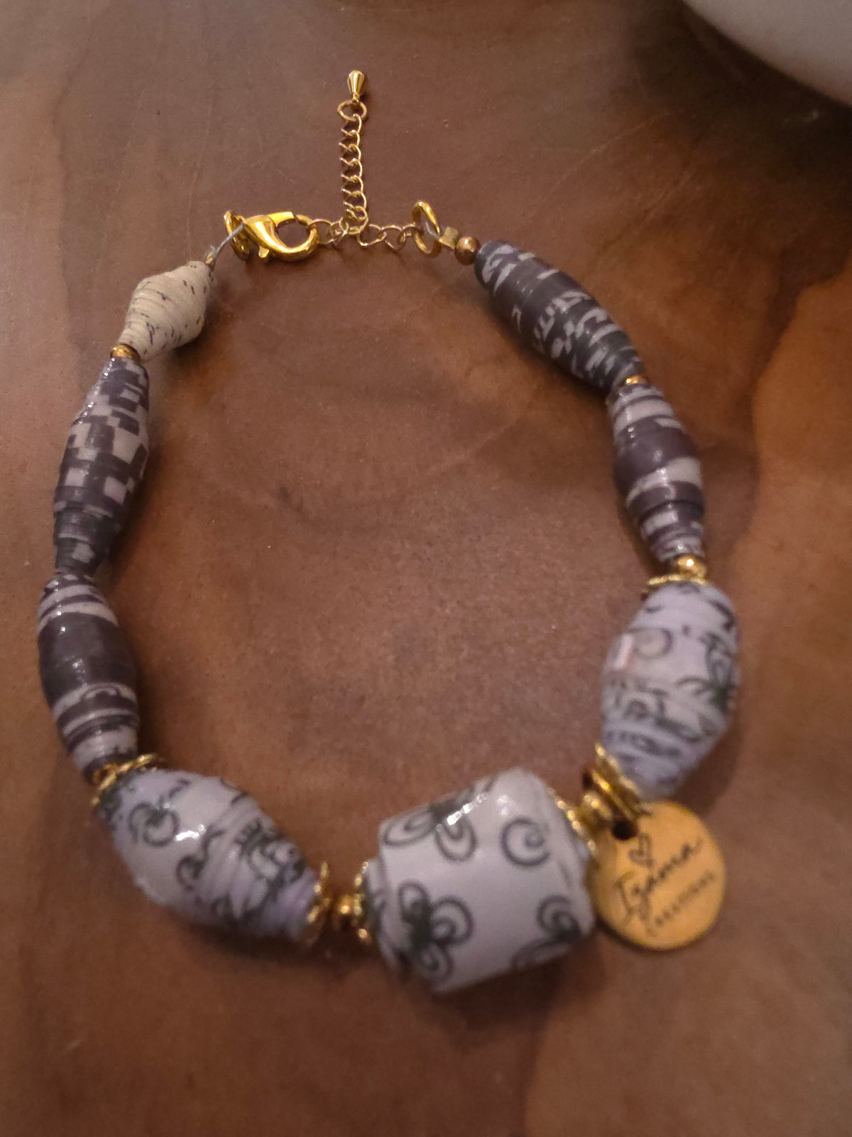 Ecos de Tinta- Recycled Paper Bracelet