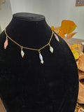 Constelación de papel- recycled paper charm Necklace